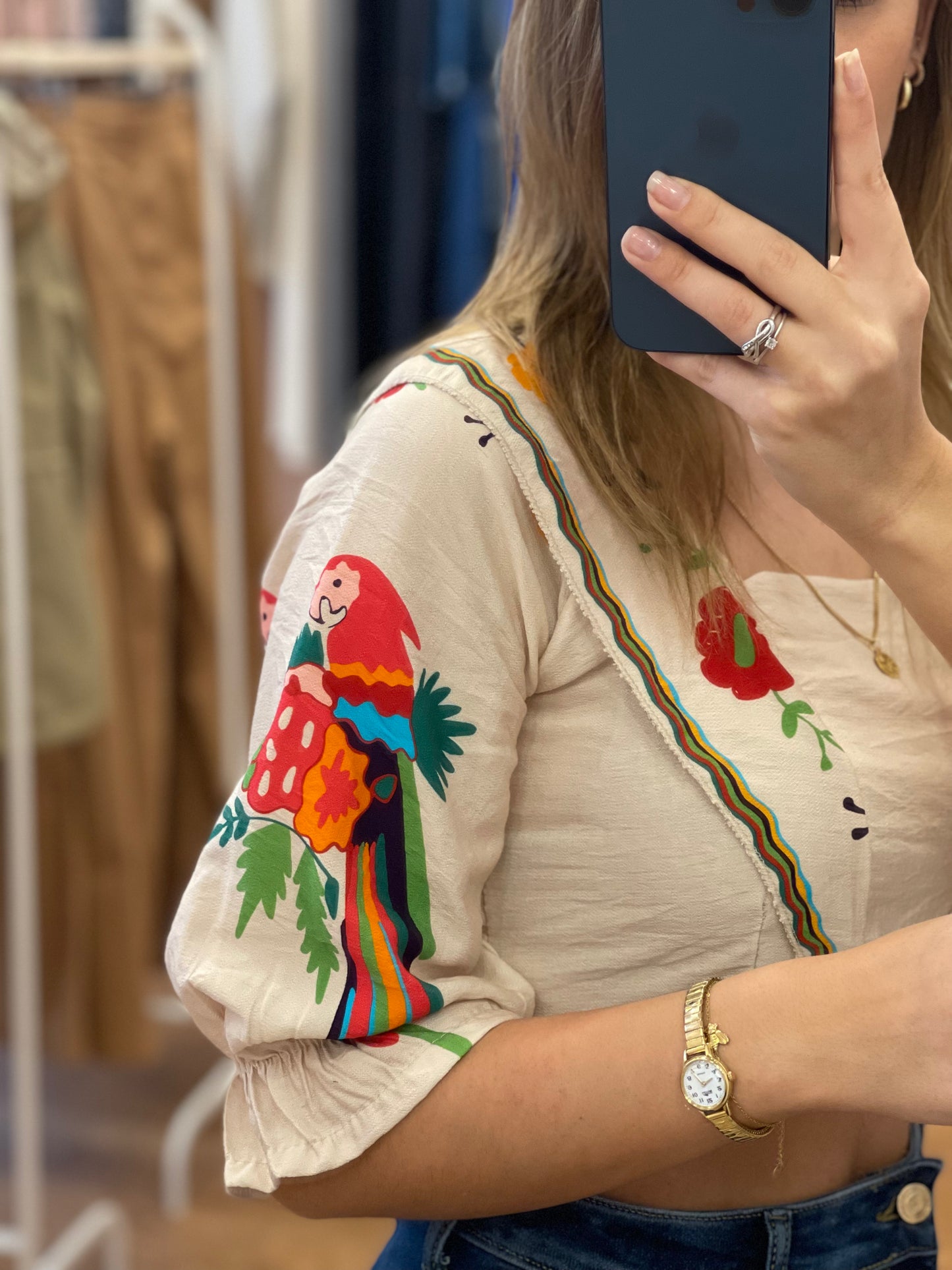 Blusa Papagaio