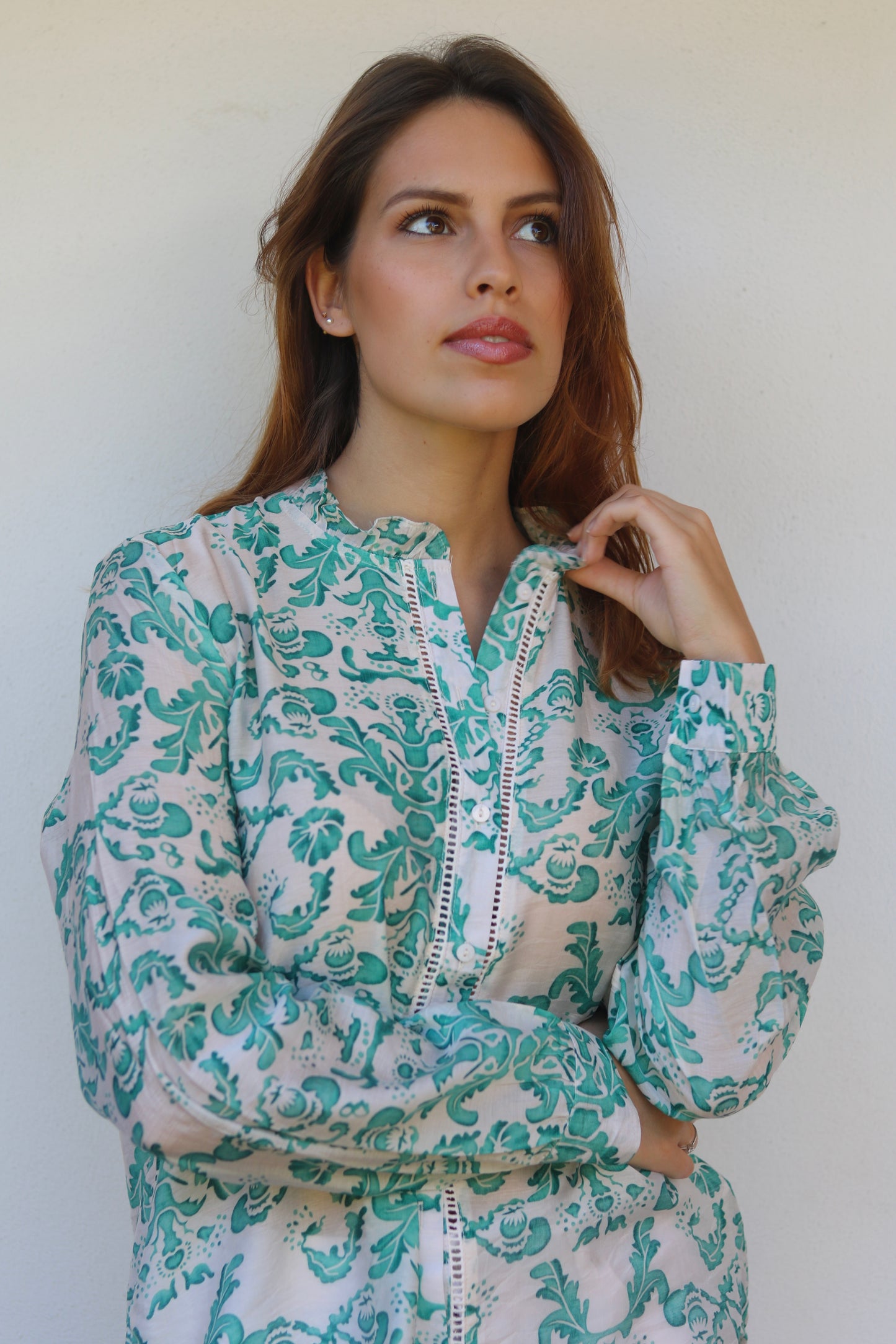 Camisa Água-marinha