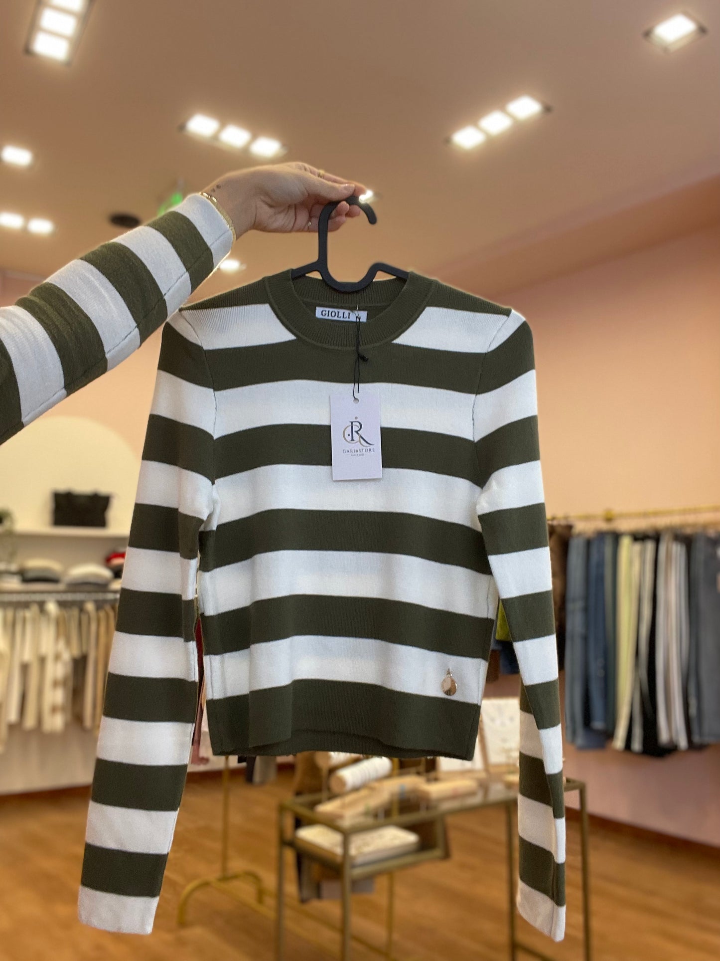 Camisola com riscas (ref 047)